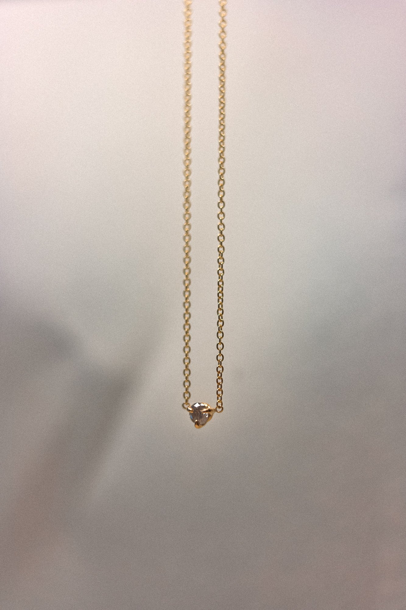 Unique salt and pepper diamond necklace