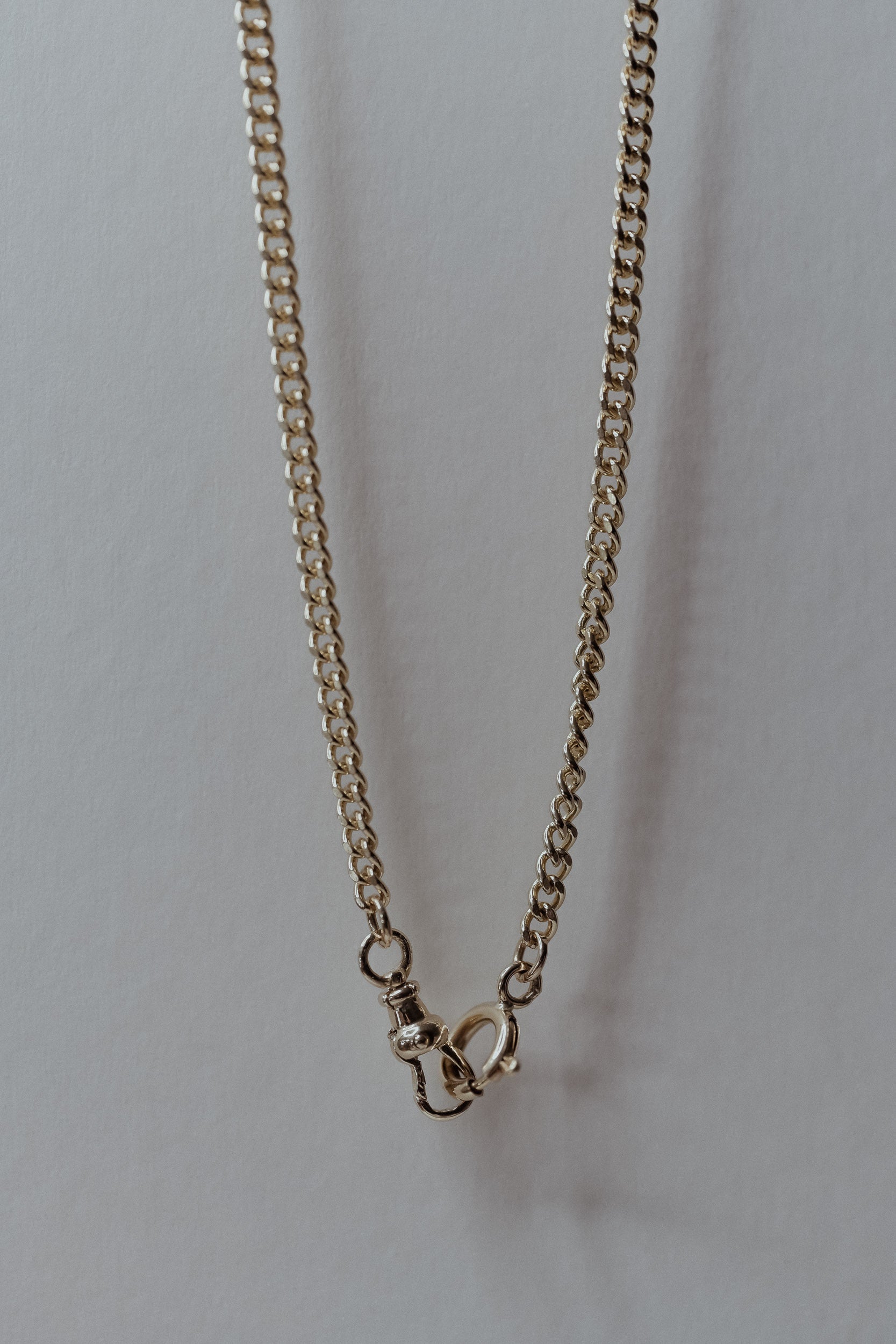 Vicenza curb chain on close up